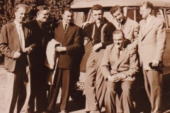 Herren 1 1955. Von links: Rodewald, Fiegler, Grimm, Ohnmacht, C. Draheim, Kerber, J. Draheim