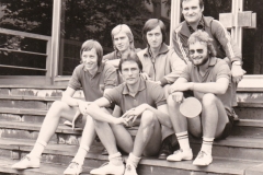 Herren 1 VR 1975/76. Von links: P. Müller, Hübner, Heldt, Emminger, Kaldonek, Spreter
