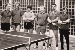 Herren 2 RR 1971/72. Von links: Alfons Wehrmann, Hübner, Mutscheller, Schöffel, Mosbacher, Stösser